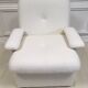Fauteuil vintage en laine bouclée