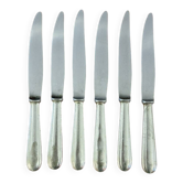 Set of 19th century Christofle silver plated knives