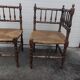paire de fauteuils de coin