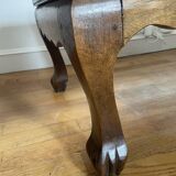 Beautiful teak coffee table with lion's paw legs