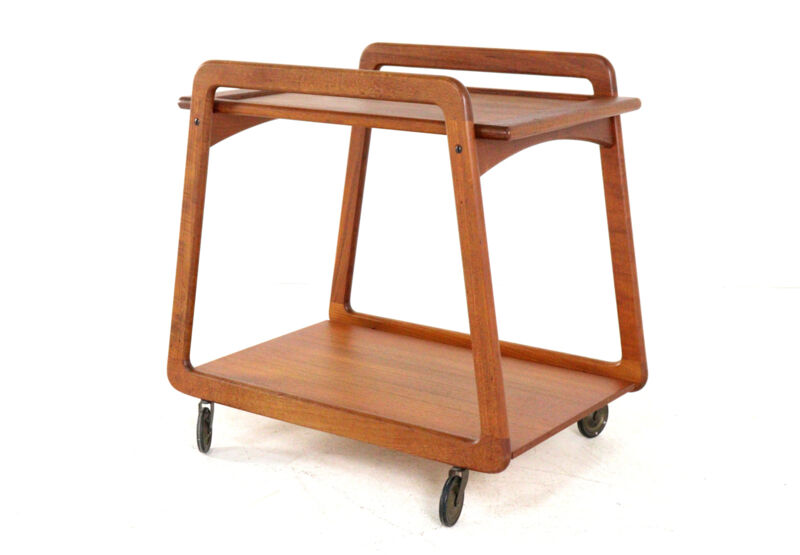 Sika mobler trolley 'Knebel' with reversible top - danisg design in teak