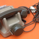 1980s Socotel Model S63 rotary phone with earphone