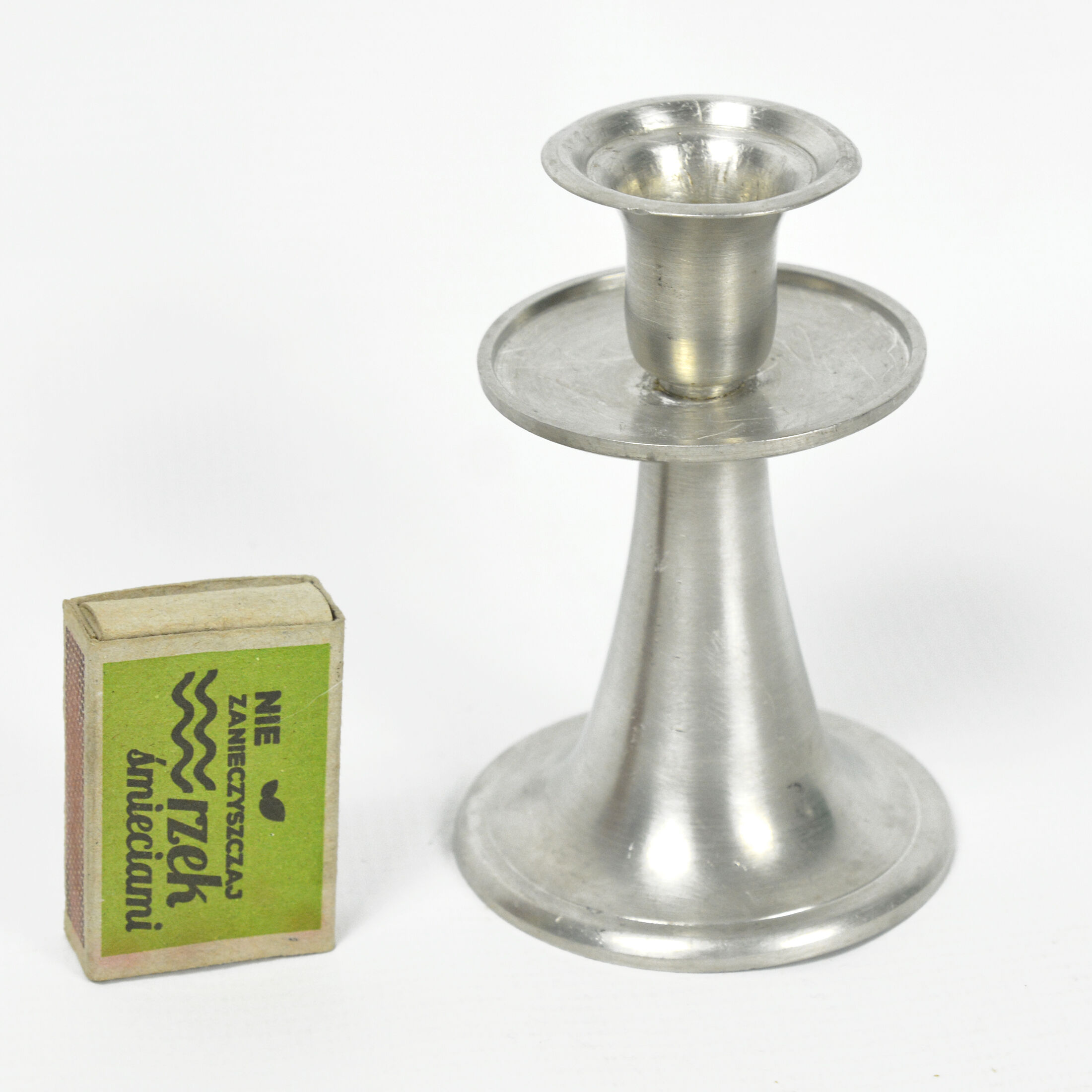 Tin candlestick, Frieling Zinn, Germany, 1940s
