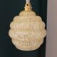 Yellow glass lamp from Clichy