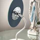 Beveled mirror on stand