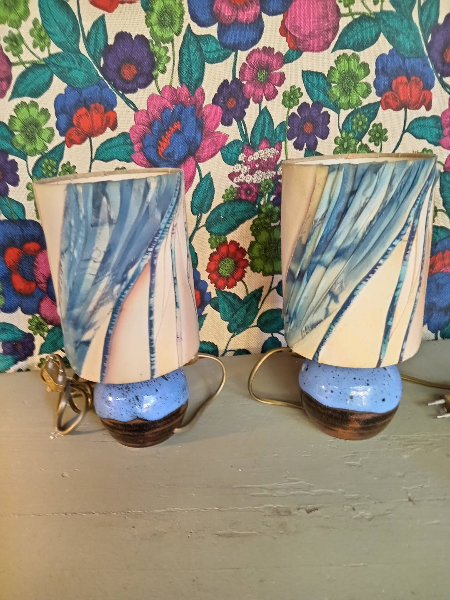 Paire de lampes de chevet