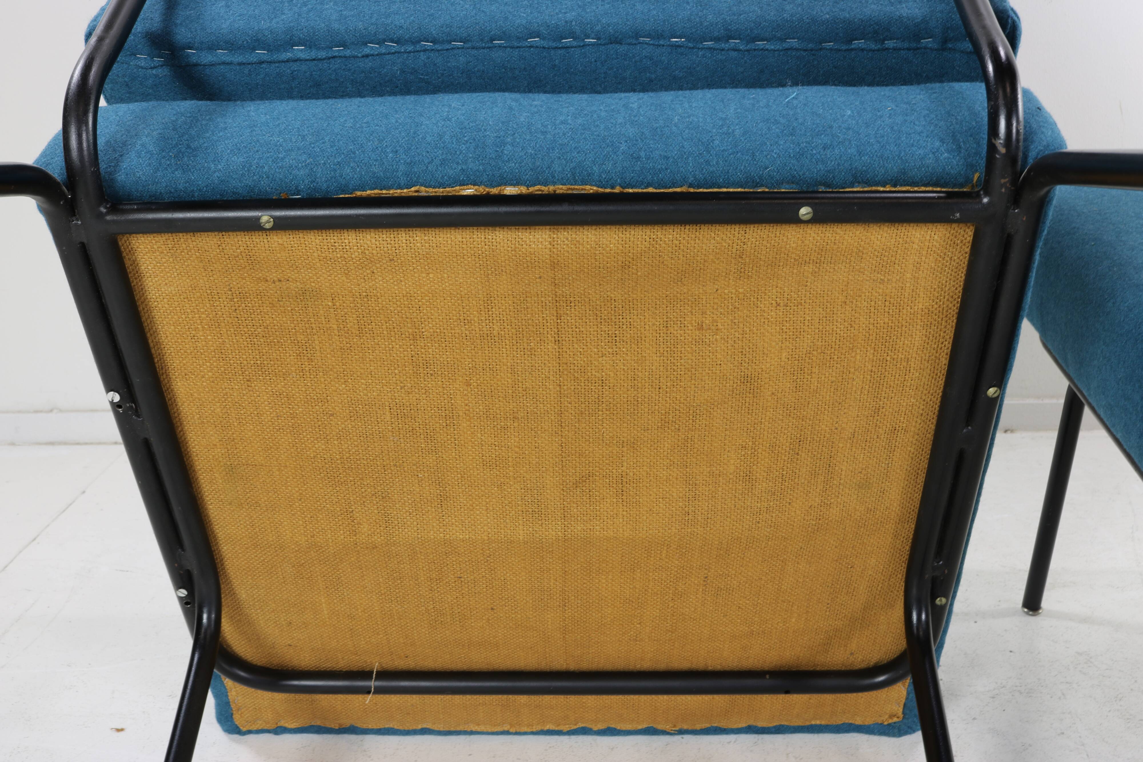 Set of three model 31 easy chairs by Florence Knoll