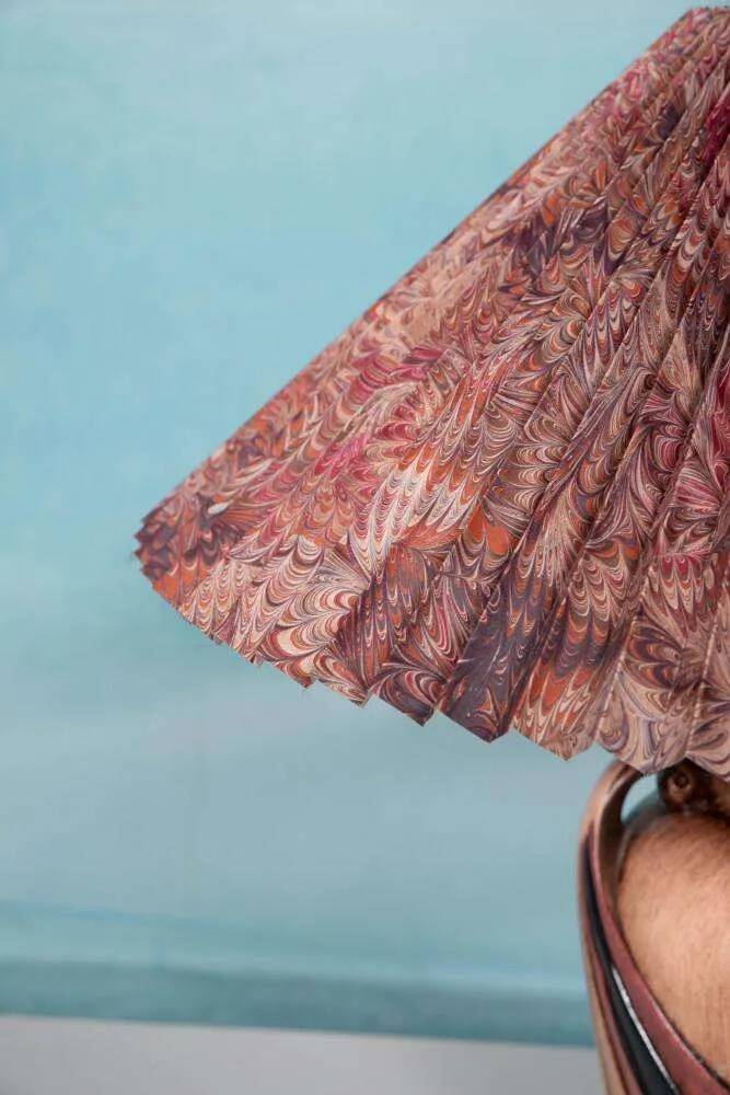 Scandinavian bohemian table lamp from the 70s/80s, postmodern.