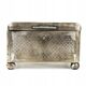 Art Deco sugar bowl, silver-plated brass, Norblin, Poland, 1920s