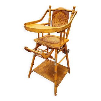 Ancienne chaise haute enfant Luterma
