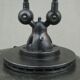Vintage Jielde Floor Lamp Double Graphite Industrial 4 arms by Jean Louis Domecq France 1960