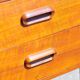 Pair of 2 vintage Danish bedside tables from the 1960s, in teak.