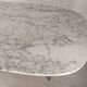 Table design marbre 6 chaises 1970