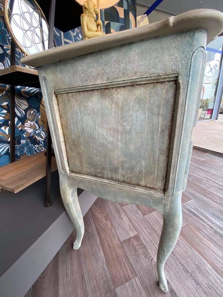 Patinated Louis XV style chest of drawers