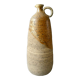 Stoneware bottle vase decorated with herbarium by Carole Boissière