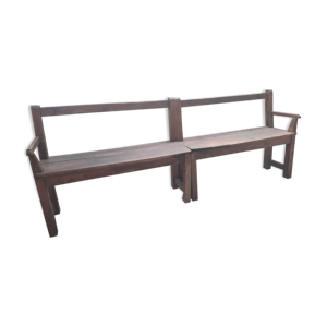 duo bancs cheminée