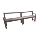 Duo of fireplace benches
