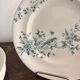 Lot 6 Plate Plates Faience Longwy Model Mignon