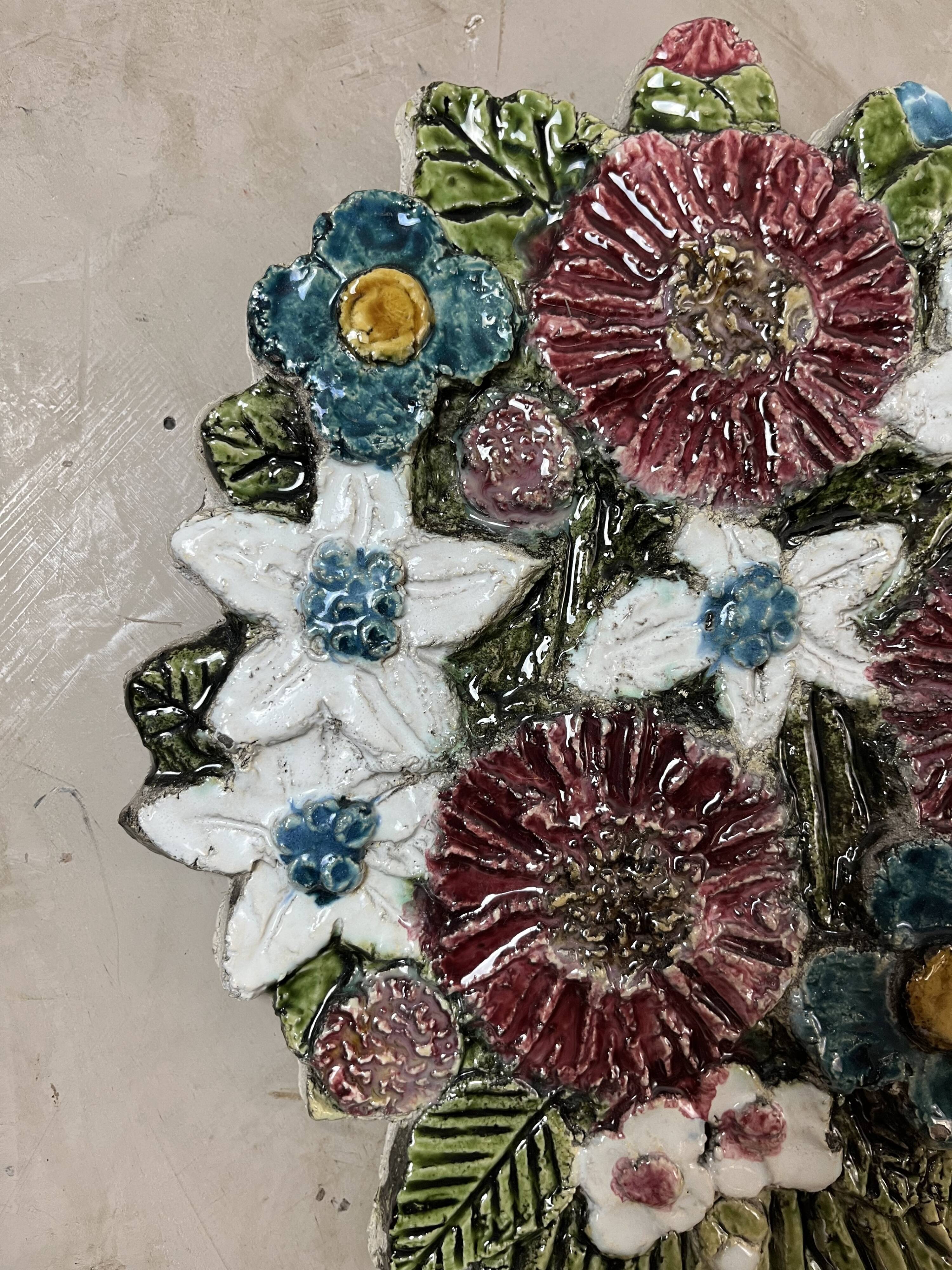 Ceramic wall decoration