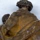 Antique wooden sculpture, Virgin and Child, 17th century