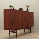 Buffet haut en teck, design danois, années 1960, production : Danemark