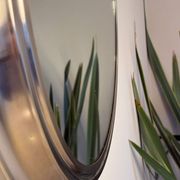 Round metal mirror, Italy 1970s