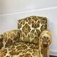 Vintage 50s bergere armchair