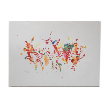 Alighiero Boetti, Saltando di Palo à Frasca, 48-50, Sérigraphie