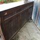 Louis XV style sideboard in solid walnut