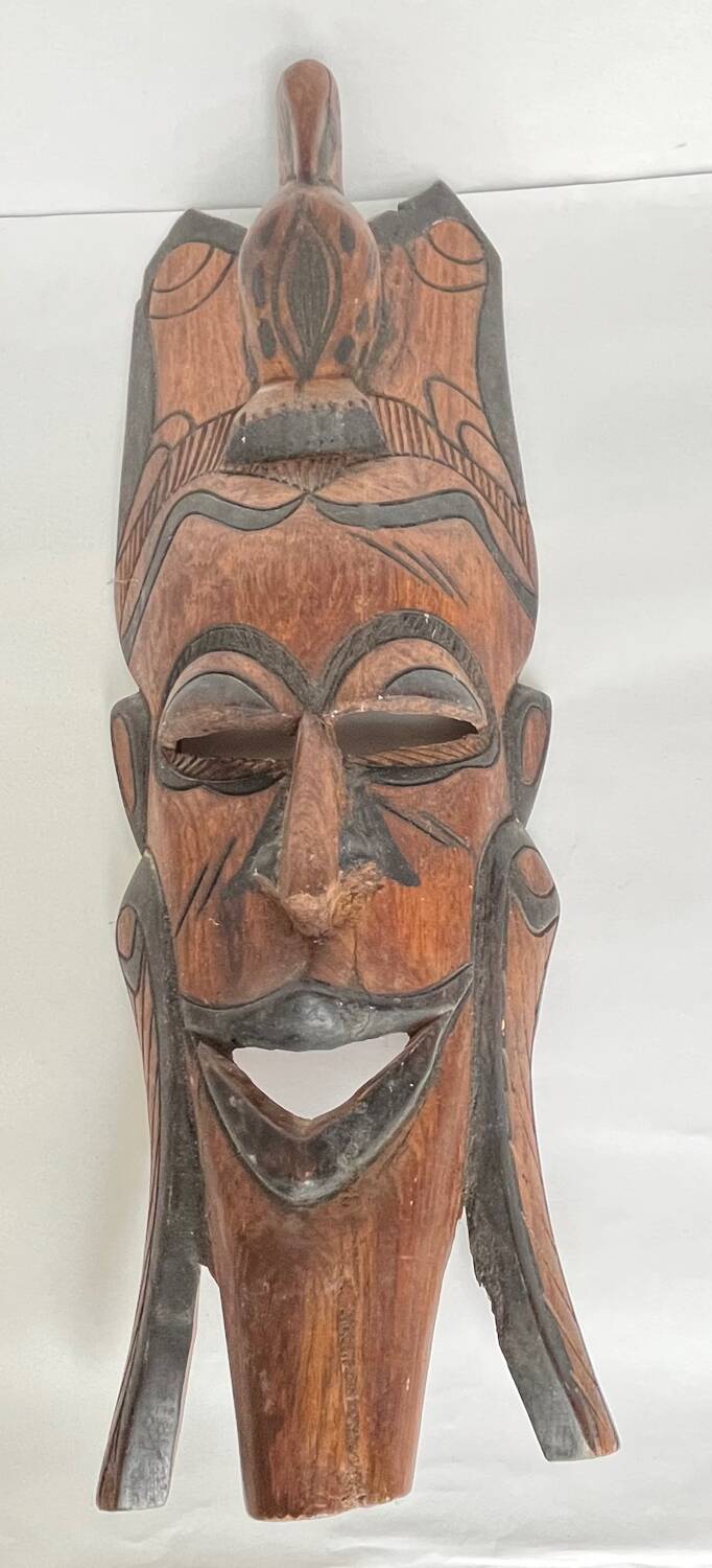 African wooden mask