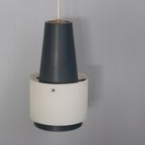 Metal and Glass Ceiling Light by Louis C. Kalff for Philips, 1950s