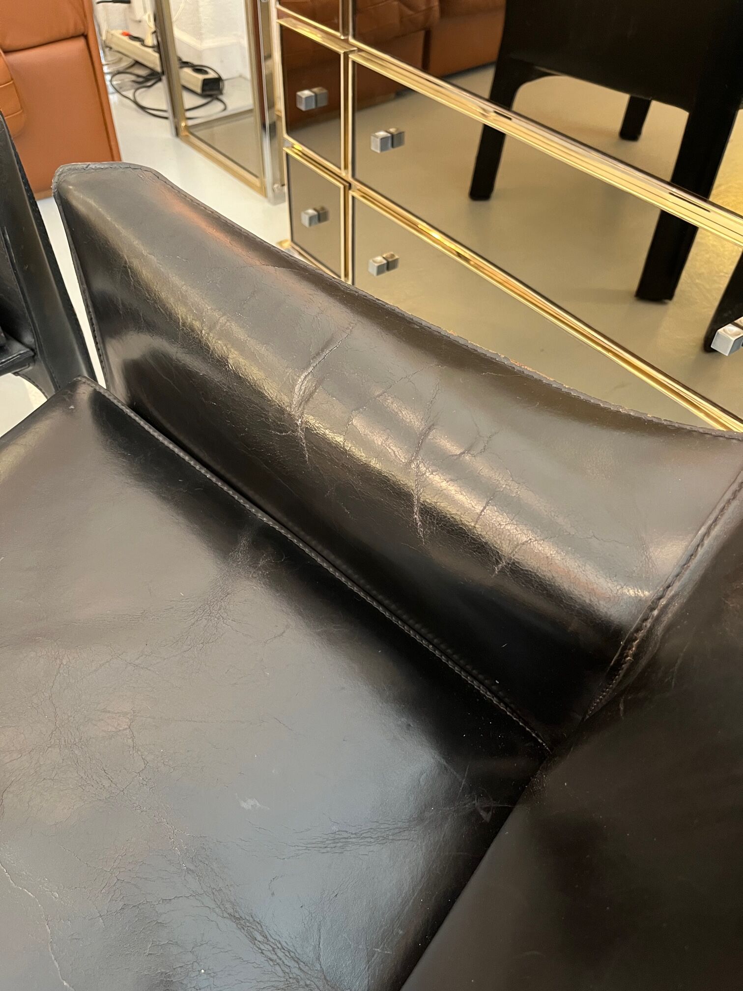 Pair of Lounge armchairs CAB 414 by Cassina circa 1970