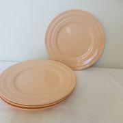 4 assiettes à dessert Art déco vintage