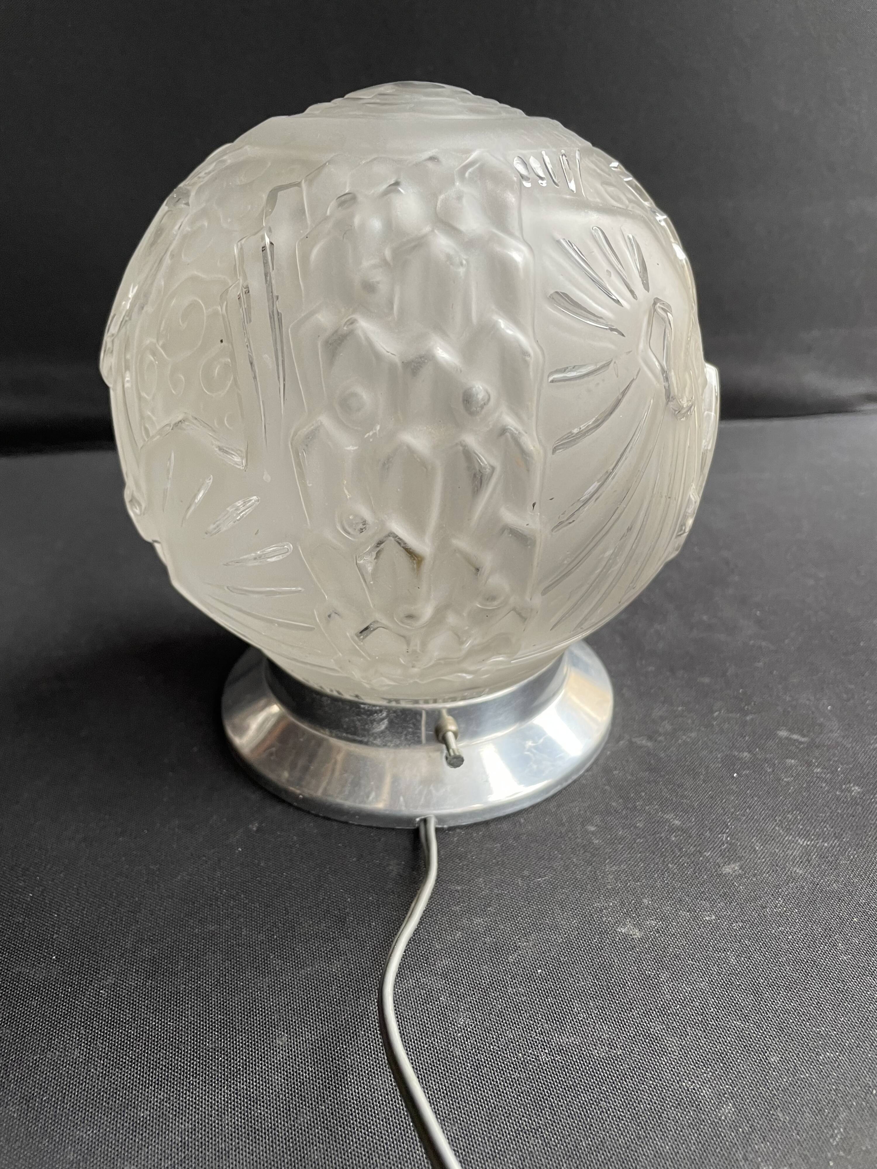 Night light or old ceiling light Muller Frères Lunéville