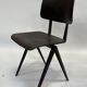 Lot de 4 chaises d’école vintage Galvanitas S16 Pays-Bas