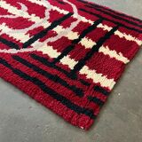 Rug danish design 60s 70s 90x180cm