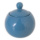 Ceramic pot / Sugar bowl / Blue sweet jar