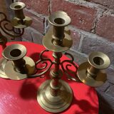 Pair of vintage brass candlesticks