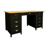 Old American style office in solid oak