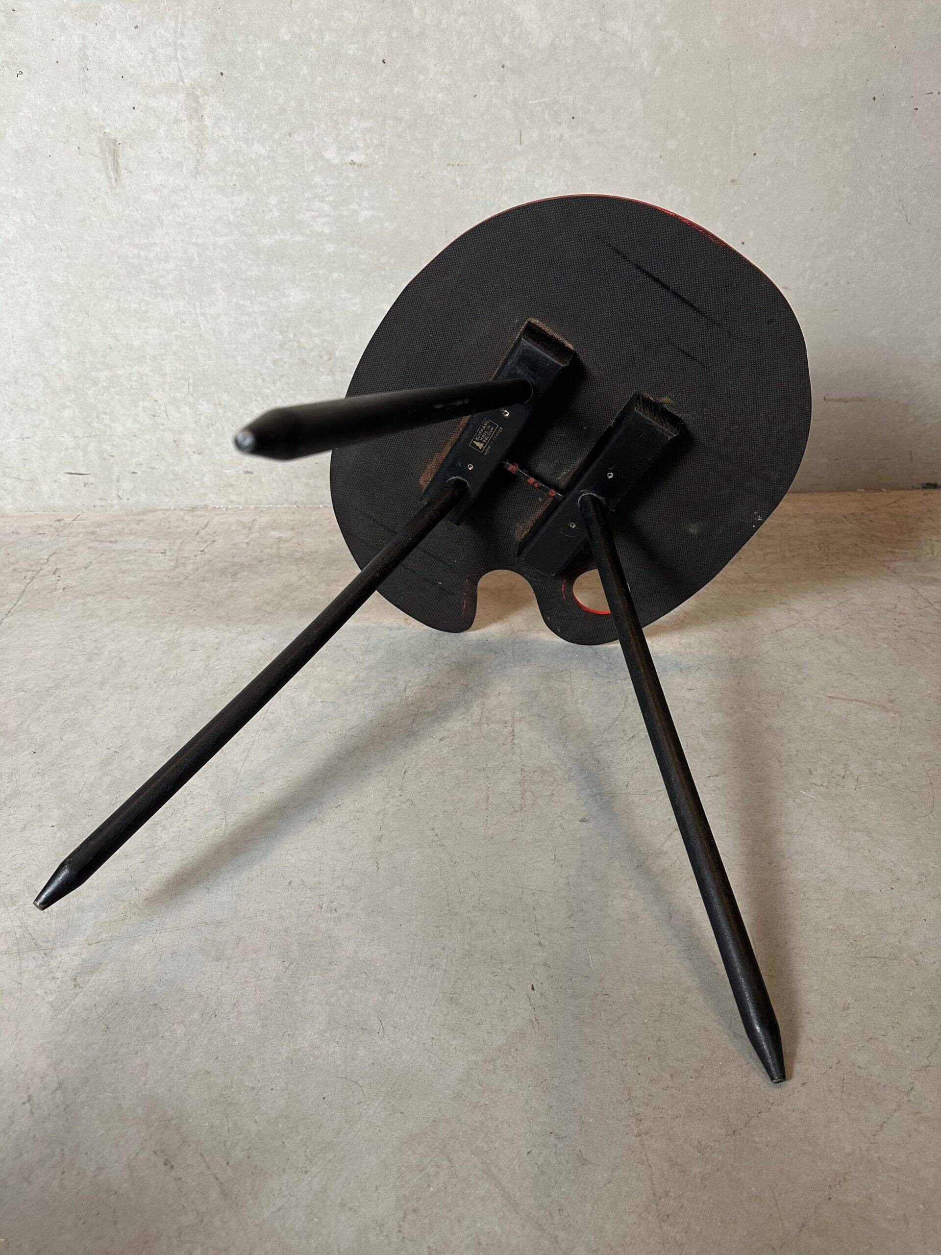 Vintage 'Expo 58' side table – Bois Manu – Lucien De Roeck