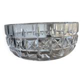 Coupe en verre et cristal taillé