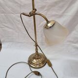 Gold brass desk lamp