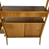 Vintage desk, bookcase & chair by František Jirák, 1970s Set of 3