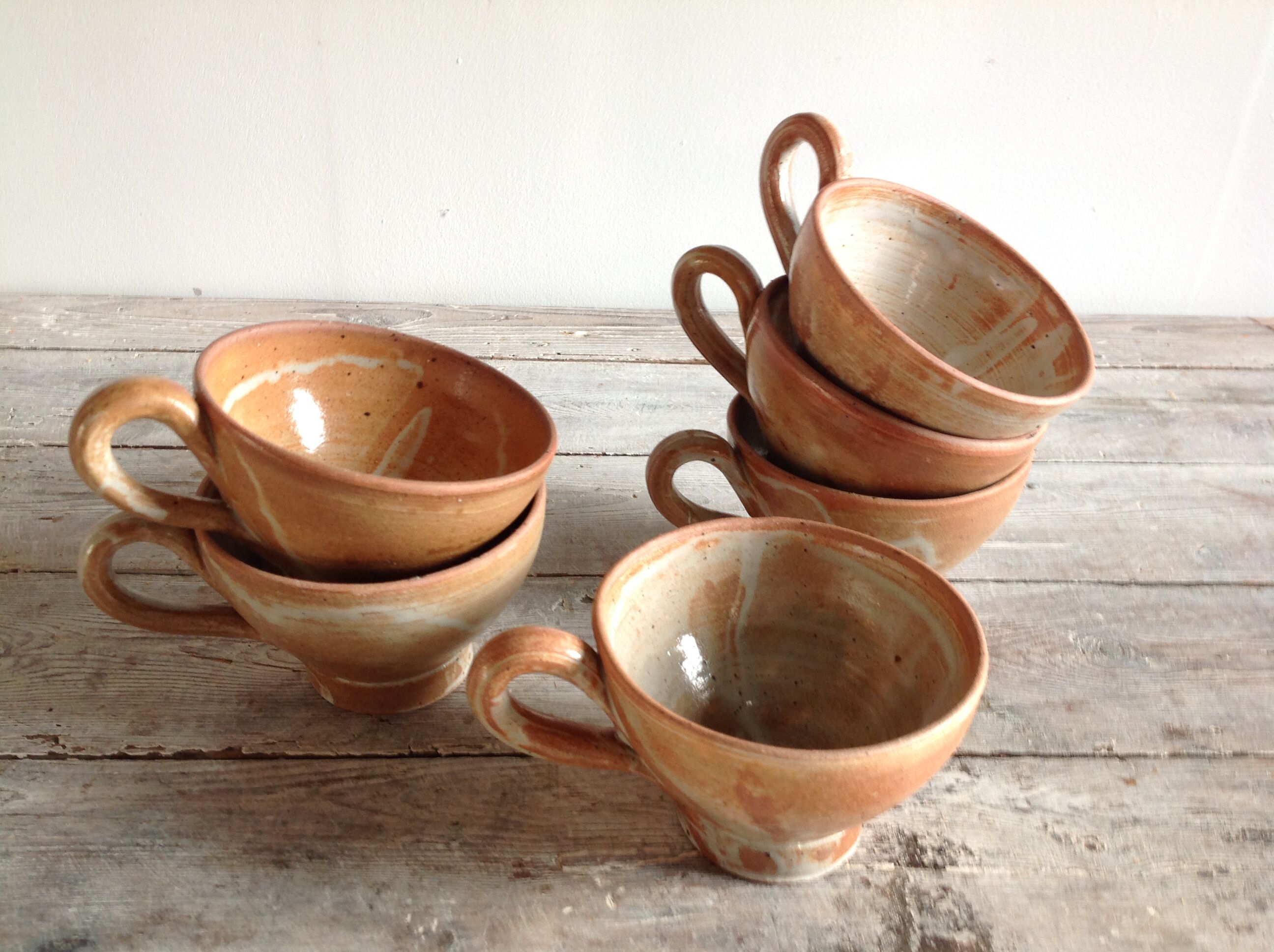 Lot of 6 cups in sandies