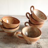 Lot of 6 cups in sandies