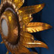 Wall light or sun ceiling with a foliage motif, in a Florentine style