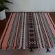 6 serviettes de table trame lin/coton colorées 48 x 32