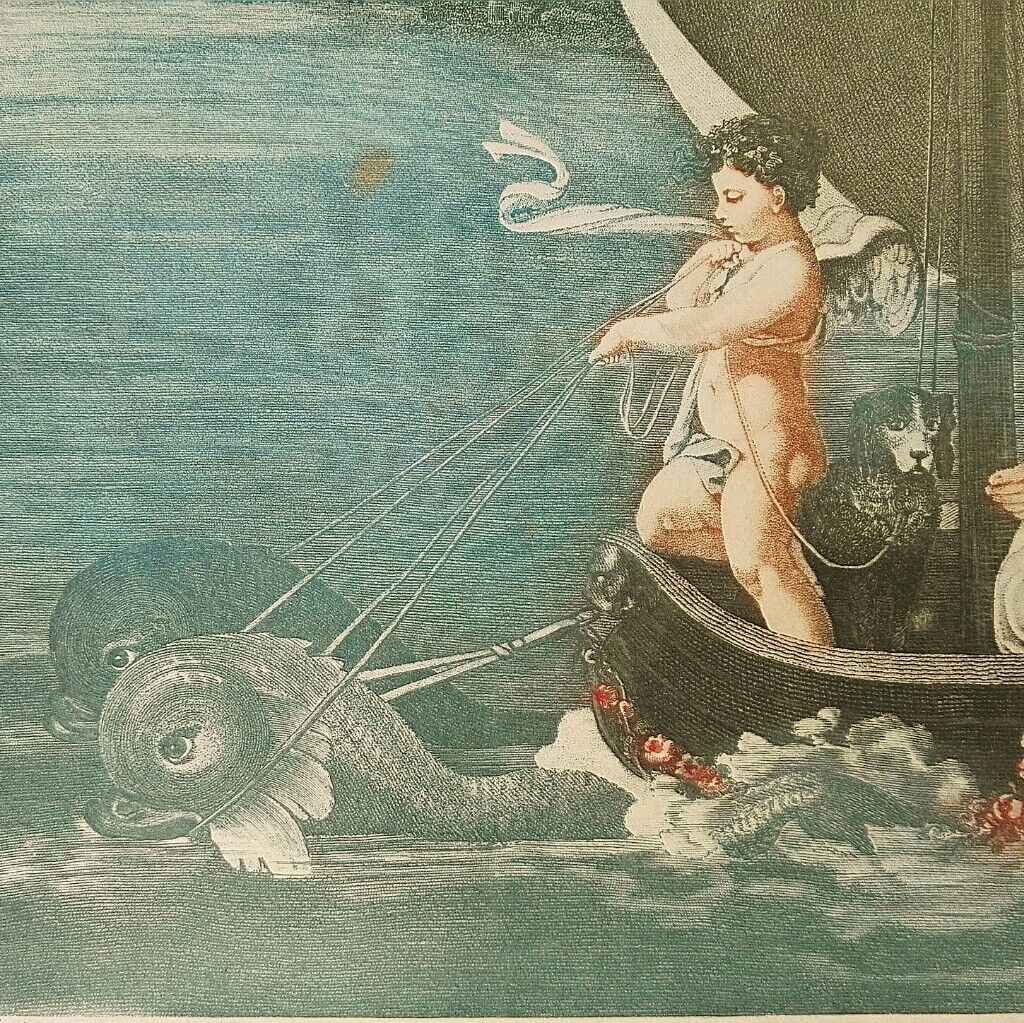 Engravings love and friendship signed Prud'hon