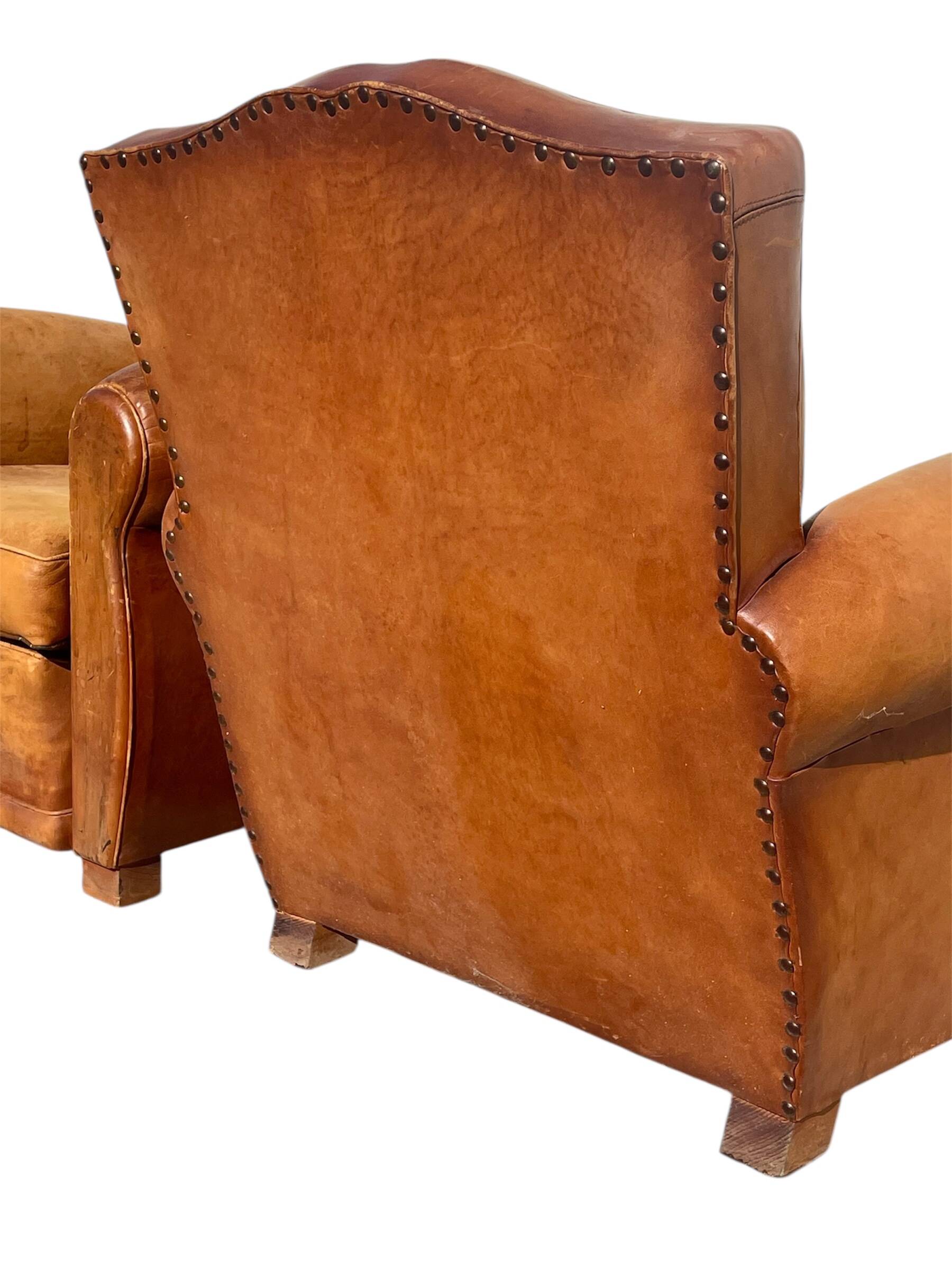Pair of Club Armchairs