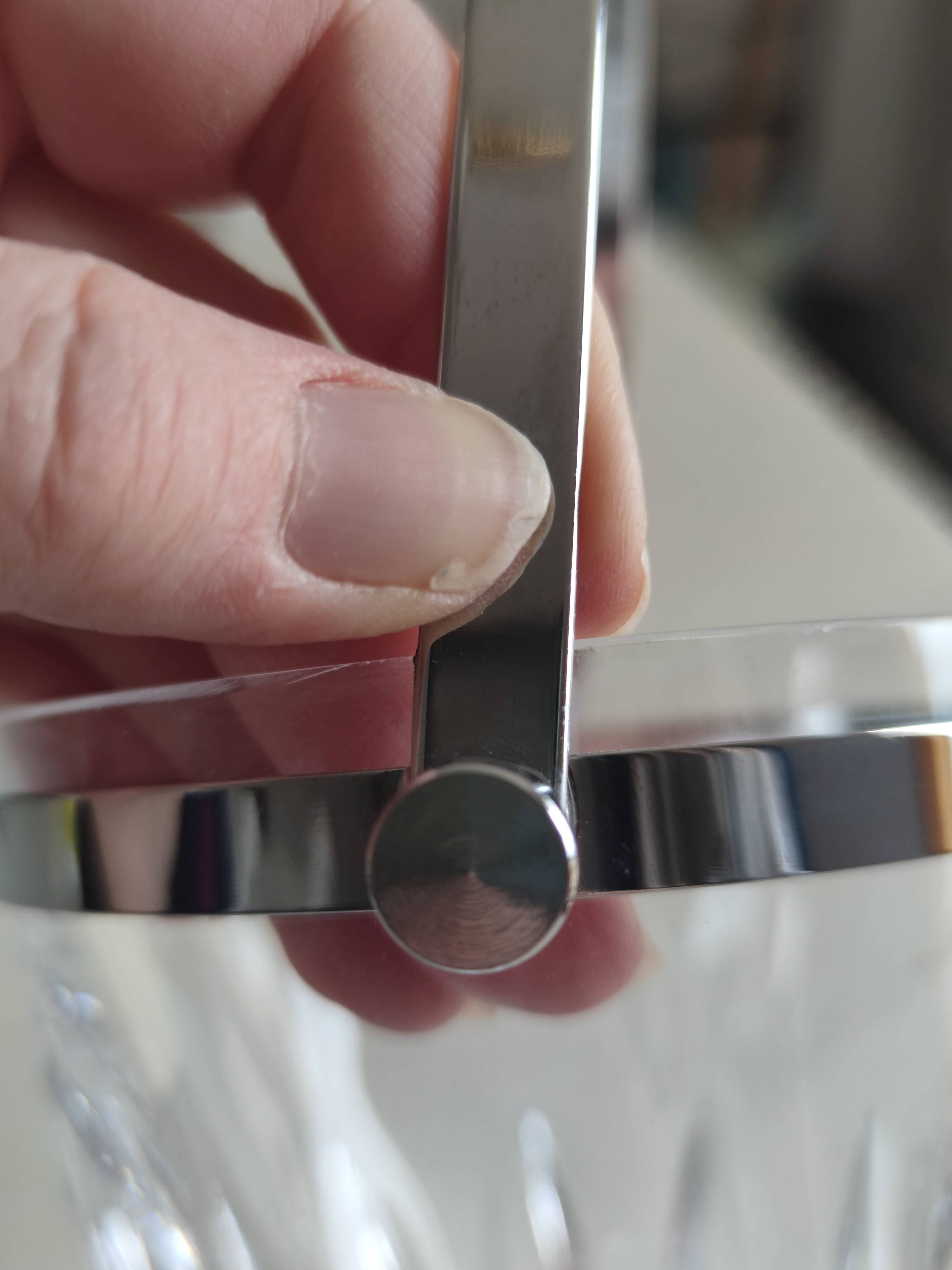 Crystal ice bucket from the royal crystal factories of Champagne.